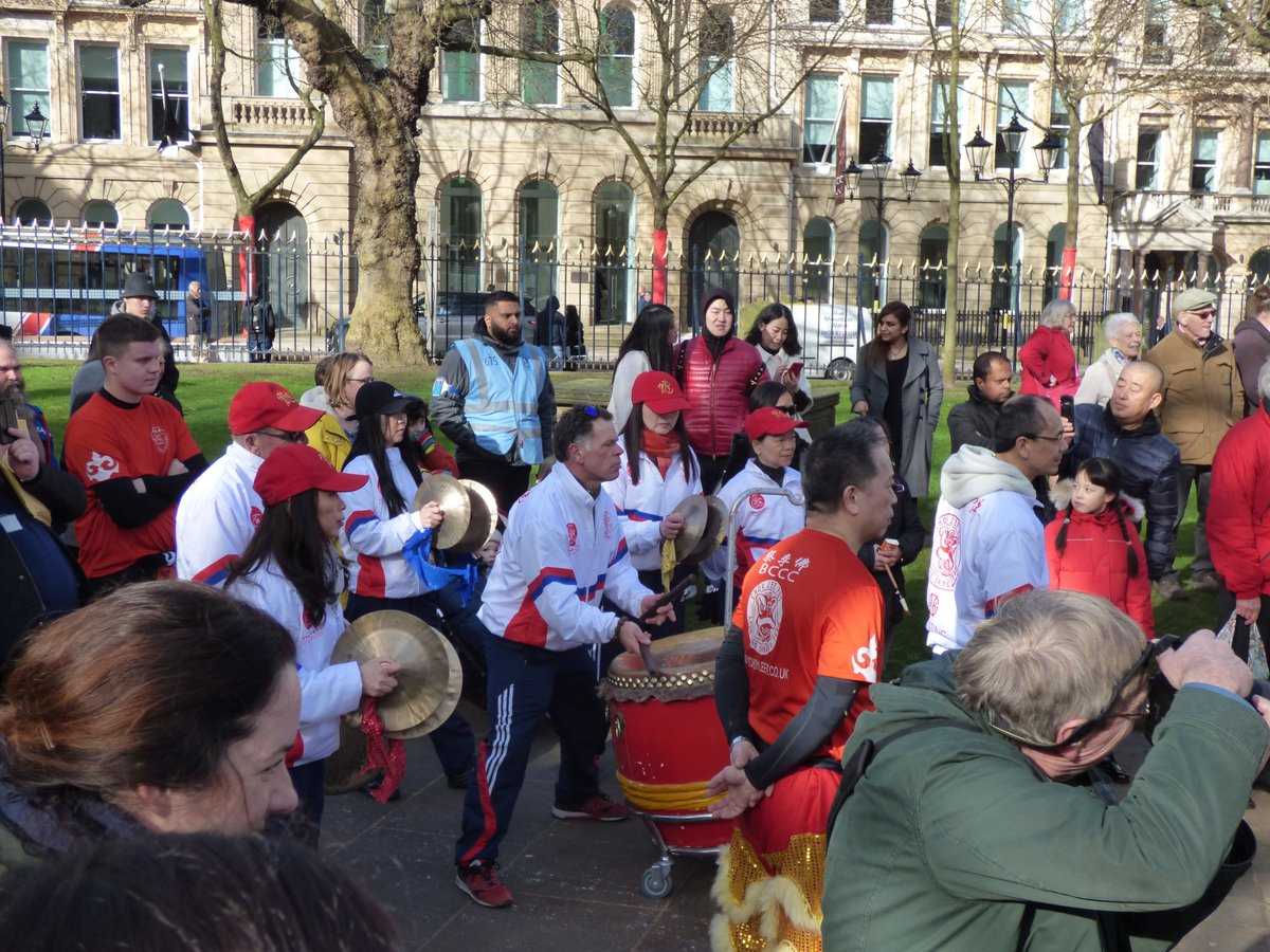 Chinese New Year 2018 drumming St Philip's Cathedral